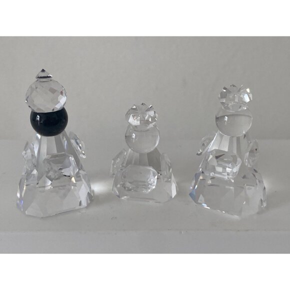 Swarovski Crystal RETIRED Wise Men Figurines #7475 NR200 000 Original Box COA NE - Picture 2 of 16